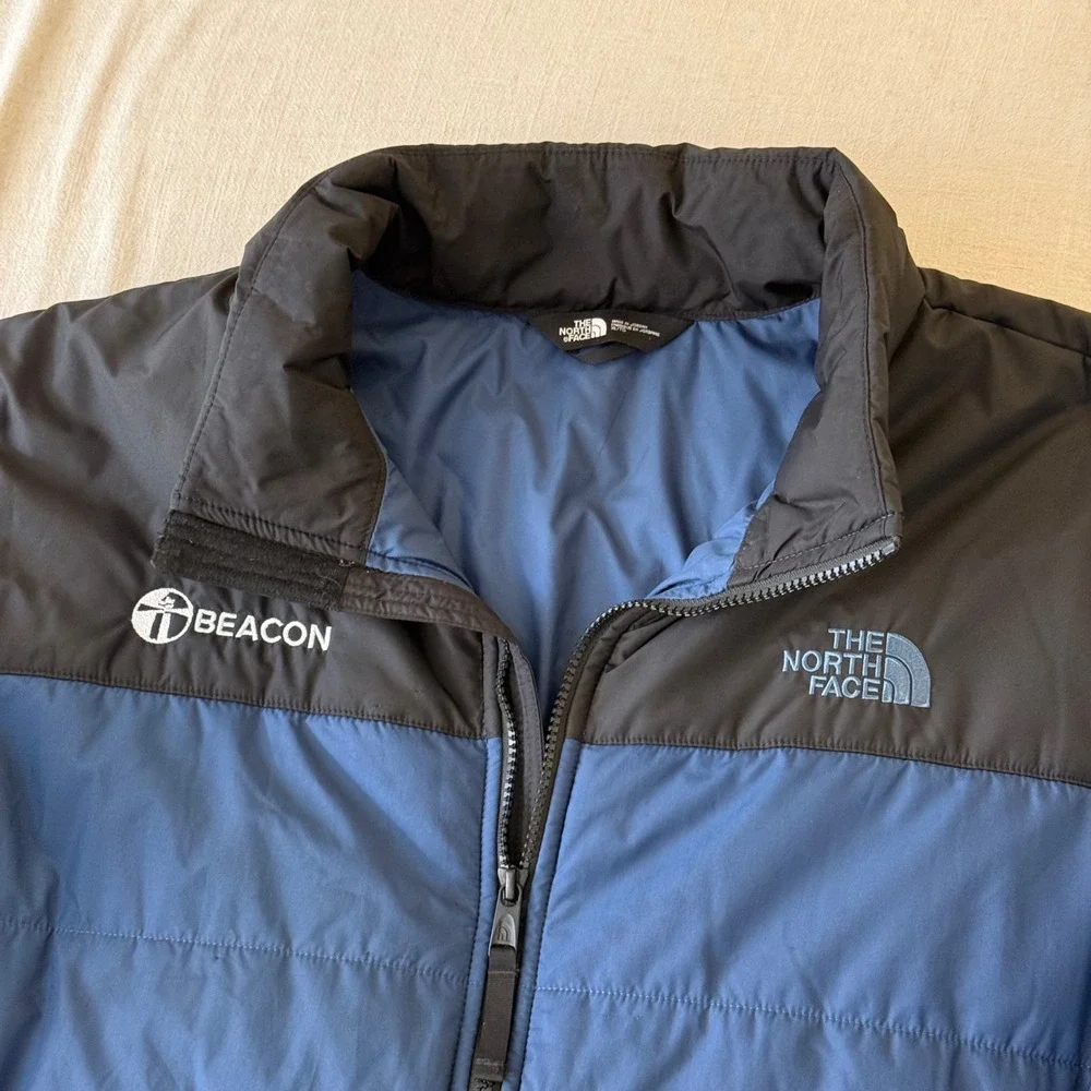 The North Face XL Everyday Insulated Puffer Jacket Shady Blue Black